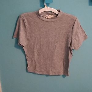 Pink Republic High Necked Crop (youth large)